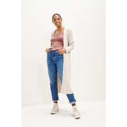 Atlas Linen Rib Cardigan